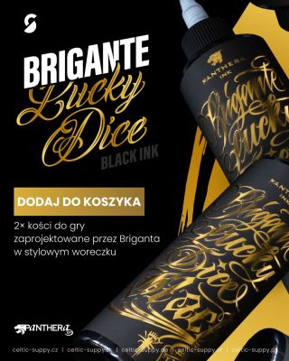 ✔️ Limitowana edycja od Panthera Ink & Brigante 🎯 Głęboka czerń, precyzja, charakter 🎲 + 2× kości do gry zaprojektowane...